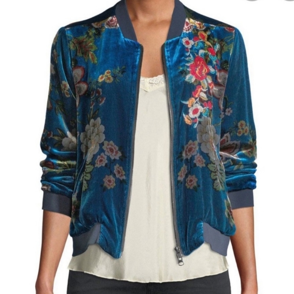 Johnny Was Vivian bomber jacket